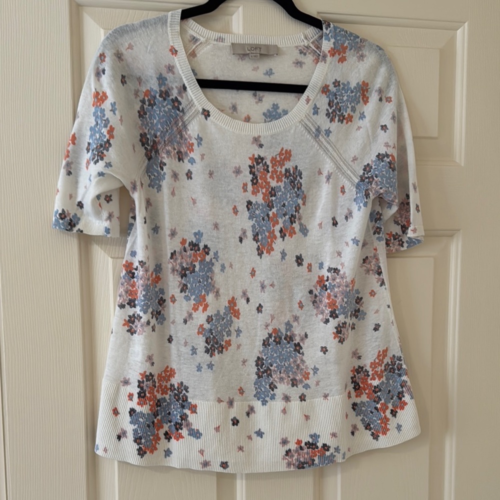 Women's Floral Print Top - Multicolor